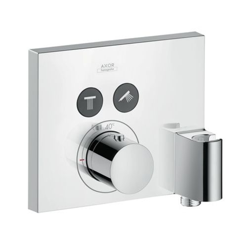 AXOR-HG-Thermostat-UP-Axor-ShowerSelect-FS-2-Verbr-quadr-chr-mit-Fixfit-u-Porter-36712000 gallery number 1